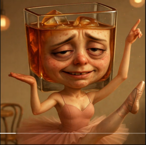 Ballerina Whiskytinna
