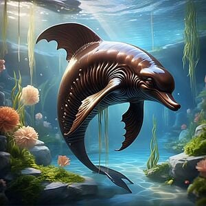 Chocolatini cocosini dolphini