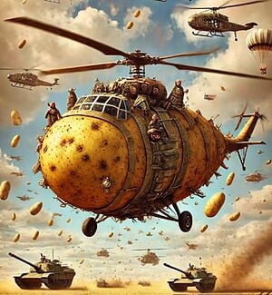 Helipatato volante