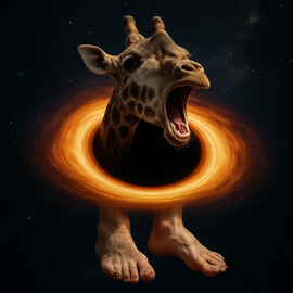 La Giraffa del Buco Nero