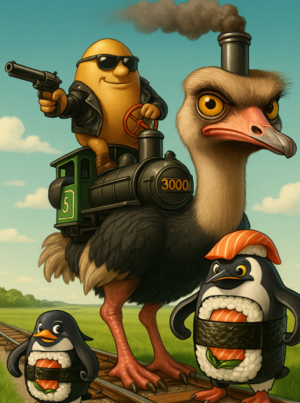 Sigma-Struzzo-Bandito Turbo Sushi-Treno 3000